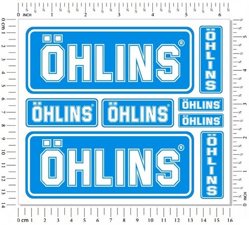 Ohlins fork shock stickers - ohlins,
