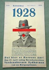 Poul HENNINGSEN, 1928:  Kritisk Revy #4:  Constructivism, photomontage, etc.