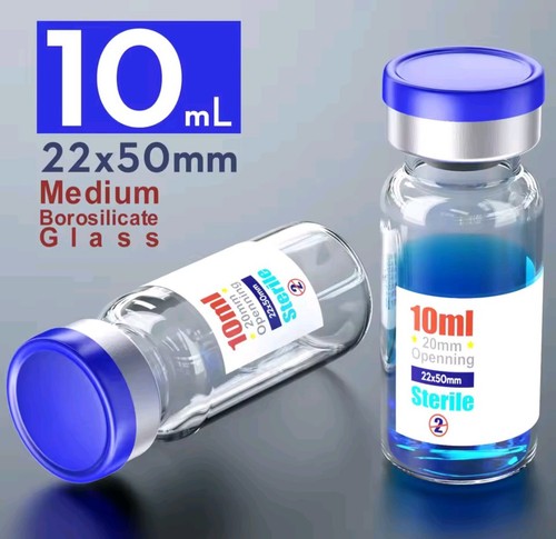 Clear 10ml sterile vials - x,