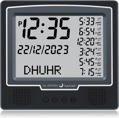 Azan alarm table clock - table,