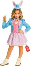 Girls White Rabbit Costume