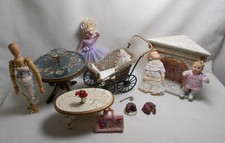 Dolls house Miniature JOB LOT MIXED ITEMS - ALL ARTISAN PIECES + DOLLS