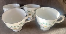 4 Melrose Royal Grafton Fine Bone China England Tea Cups