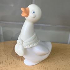 Vintage Avon Mrs Quackles Sweet Honesty Goose Perfume Bottle Ornament Empty 