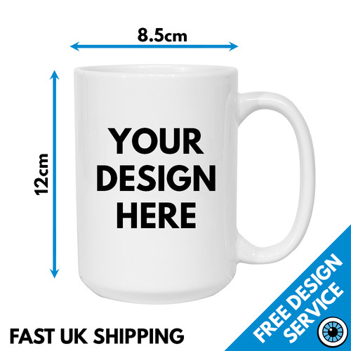 15oz large custom printed mug - 15oz,