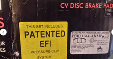 EBC CV DISC BRAKE PADS