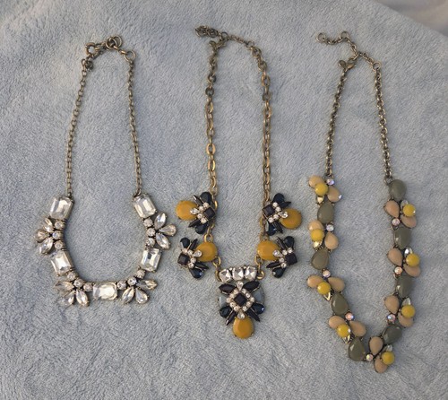 Crew necklace lot rhinestone - crew,
