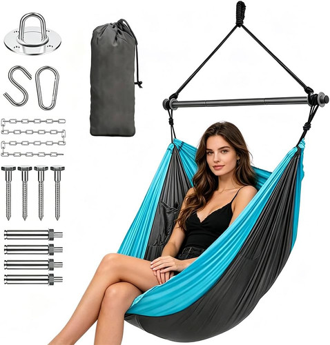 Hanging hammock chair - hanging, chair,