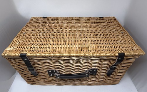Wicker picnic basket hamper - picnic,
