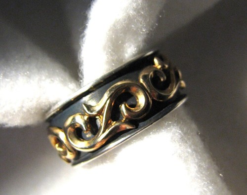 Vintage 925 band ring with - 925,