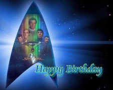 Star Trek Edible print cake