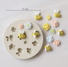 Bees silicone mould cake - bees,
