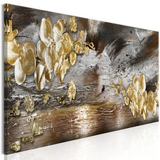 GOLD FLOWERS ABSTRACT