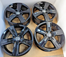 4X BLACK GENUINE VW GOLF MK 5