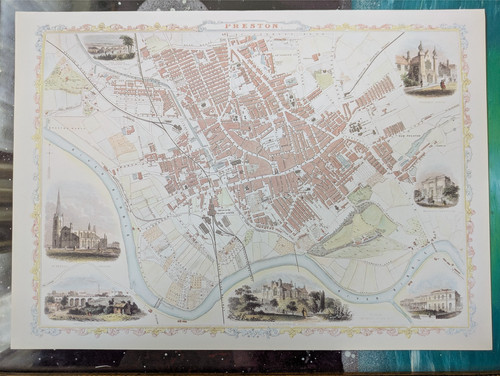 Map preston town thomas - of,
