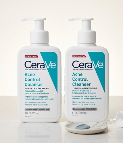 2pcs 237ml cerave - cerave, acne