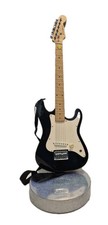 Westfield Black & White Electric Guitar With Strap.