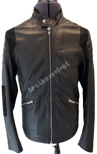 Reiss vivaldi black lamb - black,