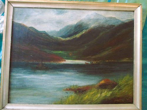 Fine art oil painting signed - fine,