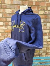 Under Armour Storm X Hoodie Mens Storm Gear Fleece Lined Pullover Sweater Uk M