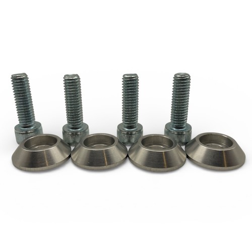 Bucket seat silver bolts - bucket,