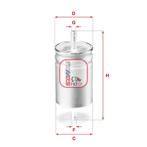 S1611b fuel filter - s1611b,