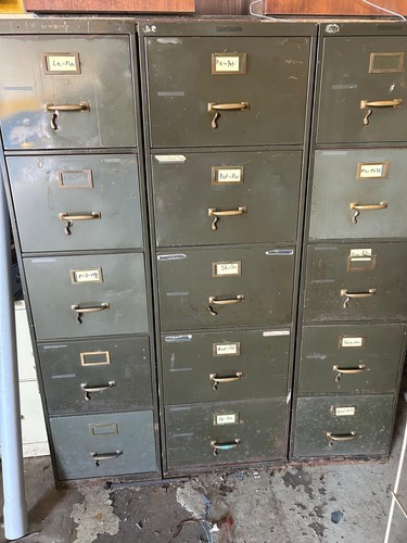 Filing cabinets - filing,