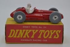 DINKY TOYS " MASERATI RACING CAR ART. 231 " WITH BOX AS PHOTO