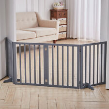 Foldable Dog Fence Barrier Pet
