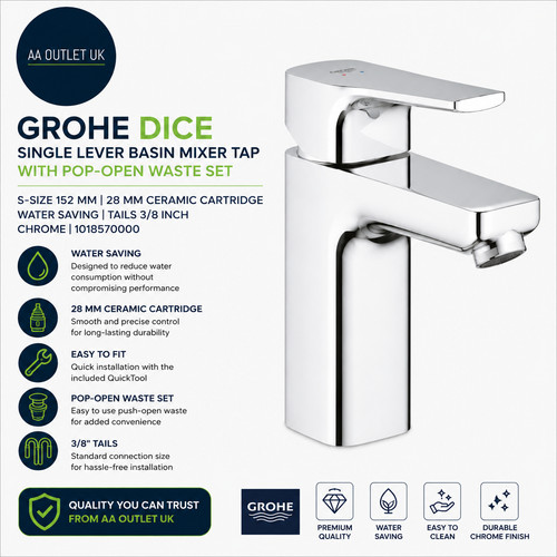 Grohe dice single lever - single, basin