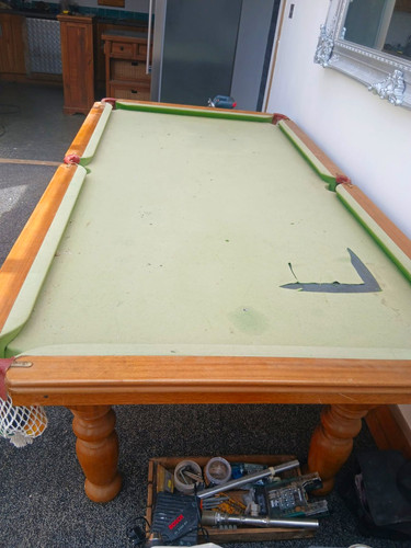 Italian slate bed pool - italian, table