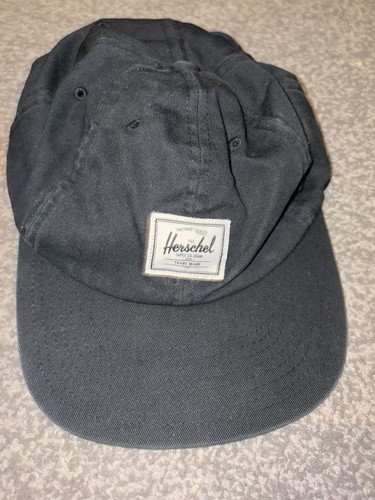 Herschel black cotton - black, twill