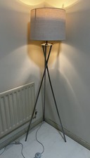 Chrome tripod floor lamp - chrome,