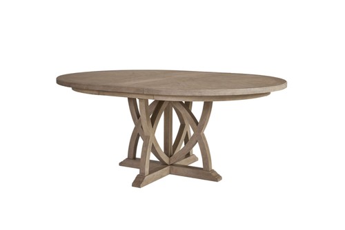 Round dining table with - 54",