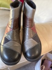 Pavers Women’s Ankle Boots, Multicoloured Size 8 Excellent Condition