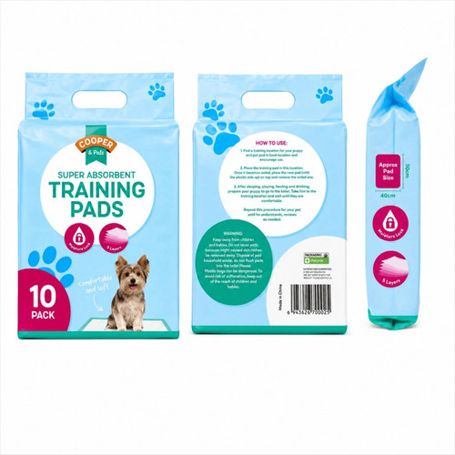 Pack puppy training - training, pads