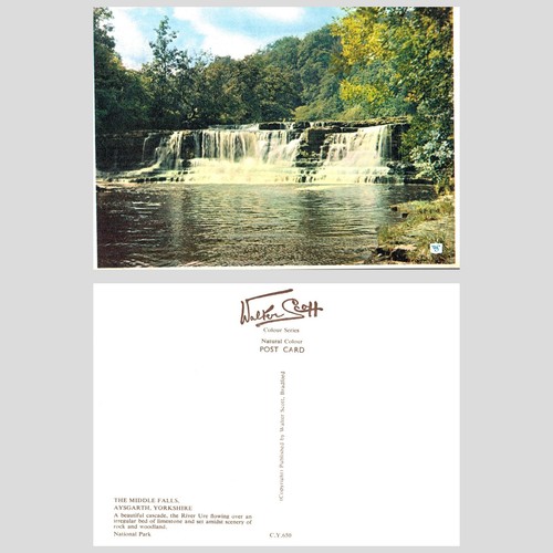 Vintage postcard the middle - -,