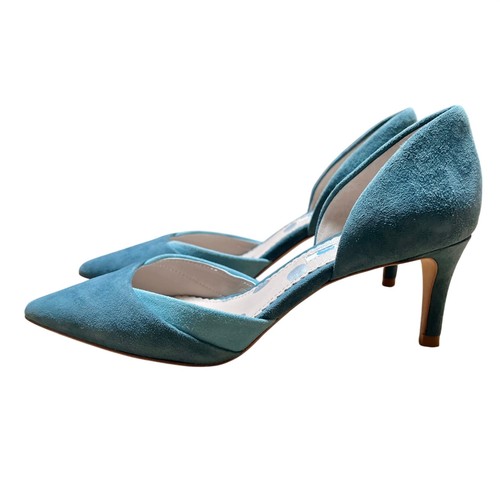 Boden teal blue - suede, pointed