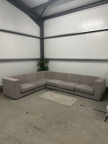 Large grey modular - modular, sofa