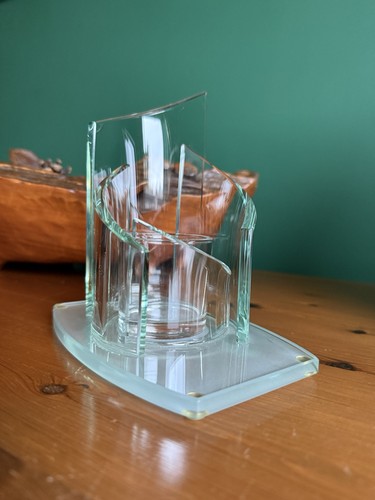 Partylite glass votive - glass,