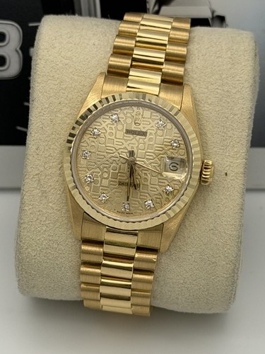 Rolex datejust 31mm yellow - rolex,