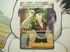 Ultra Rare Pokemon Destined Rivals Team Rocket's Proton 227/182 Full Art