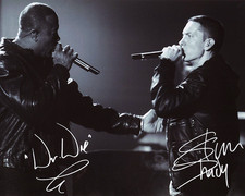 EMINEM DR DRE RAP 8X10 SIGNED