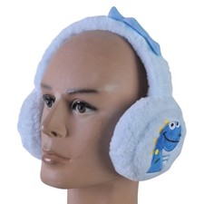 Children Foldable Ear Warmers Lovely Dinosaur Print Ear Muffs Soft Earmuffs