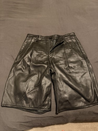 Zara leather shorts size - shorts, 30