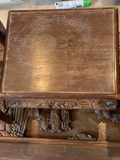 Carved Chinese  Nest Of Coffee Cable needs a bit of TLC bargain