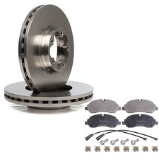 FRONT BRAKE PADS + BRAKE DISCS