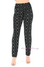 Loose Summer Trousers Straight Leg Tapered Stretch Elasticated Palazzos UK8-22.