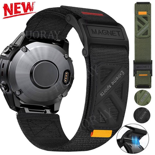 Rugged nylon strap watch band - nylon,