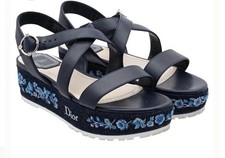 Dior Prairie Blue Embroidered